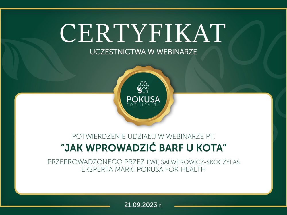 jak wprowadzić barf 21.09