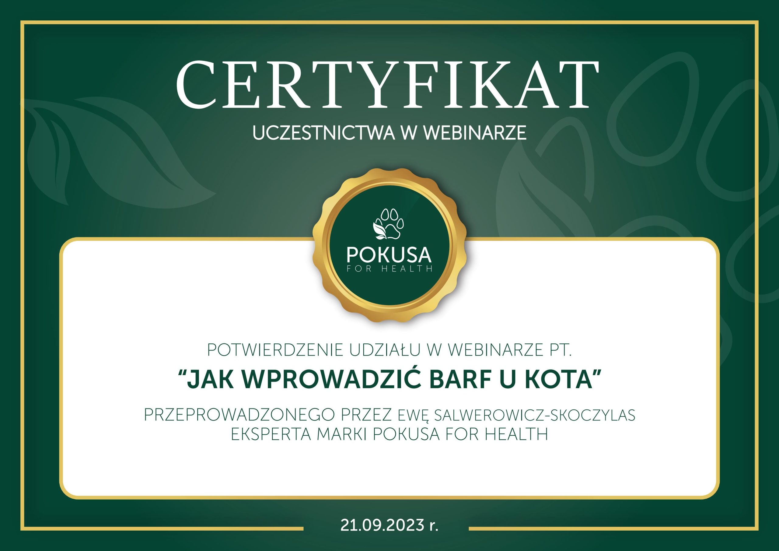 jak wprowadzić barf 21.09
